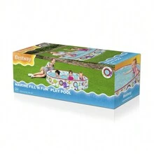 Alberca Piscina Rigida Circular Infantil Animales Marinos 1.52 mts 435 litros Alberca PVC - Blanco - Ver 4