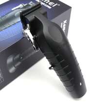 Kemei Km-2296 配座充剃髮機1入組可充電的便攜式男士理髮器,適用於家庭和專業理髮店使用的無線剃髮 - 紅白色 - 查看 8