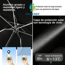Umbrella And Rain Hat Umbrella - White - View 5