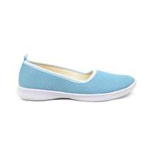 Wide Fit Ballet Flats - BB Blue - View 1