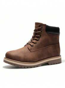 Men's Insulated Winter Snow Boots Outdoor Warm Cold-Weather Work Boots