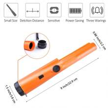 1入專業防水金屬探測器定位器,便攜式尋寶工具 - 橘色 - 查看 11