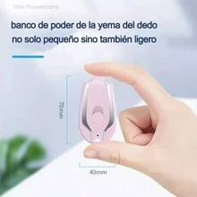 Power Bank Llavero Cargador De Emergencia Tipo C Lightning - TIPO C/NEGRO - Ver 4