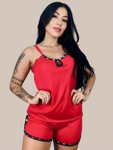 Women Pajama Sets - 彩色 - 查看 4