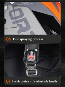 AD 1 szt. Kask motocyklowy do jazdy terenowej, kask rowerowy elektryczny, kask rowerowy górski, kolarstwo zjazdowe, czapka, 4 pory roku, unisex, ochrona głowy