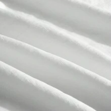 HYPREST 100% French Linen Pillowcase Stone Washed, Linen Pillow Shams Set, Super Soft Breathable Cooling Moisture-Absorbing Farmhouse Bed Pillow Covers, Envelope Design - 白色 - 查看 5