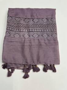 Boho 1pc Simple Solid Color Beach Accessories Women Scarf, New Style Patchwork Scarf, Sunblock Scarf & Beach Towel Multifunctional Long Shawl For Women Accessories Women Winter Fall Valentine Day Valentines