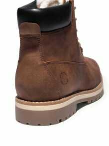 Men's Insulated Winter Snow Boots Outdoor Warm Cold-Weather Work Boots