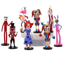 Kit Of 8 Digital Circus Figures Jax Pomnis Caine Zooble Raghata Kinger 7 To 10 Cm Room Decoration - Multicolor - View 2