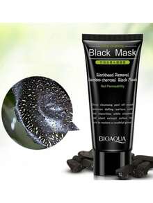 Mascarilla de carbón de bambú para eliminación de puntos negros, mascarilla de limpieza profunda para manchas en la nariz, mascarilla para la nariz, dolor de acné y puntos negros - Negro - Ver 7