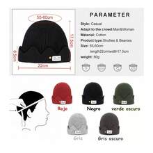 Riverdale Jughead Jones Cosplay Beanie Crown Knit Hat,Riverdale Jughead Jones Cosplay Gorro Corona Sombrero Tejido,Gorro deportivo y cálido de punto. - Negro - Ver 3