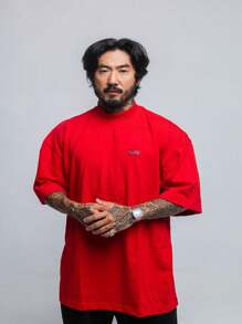 Men T-Shirts - 紅色 - 查看 1