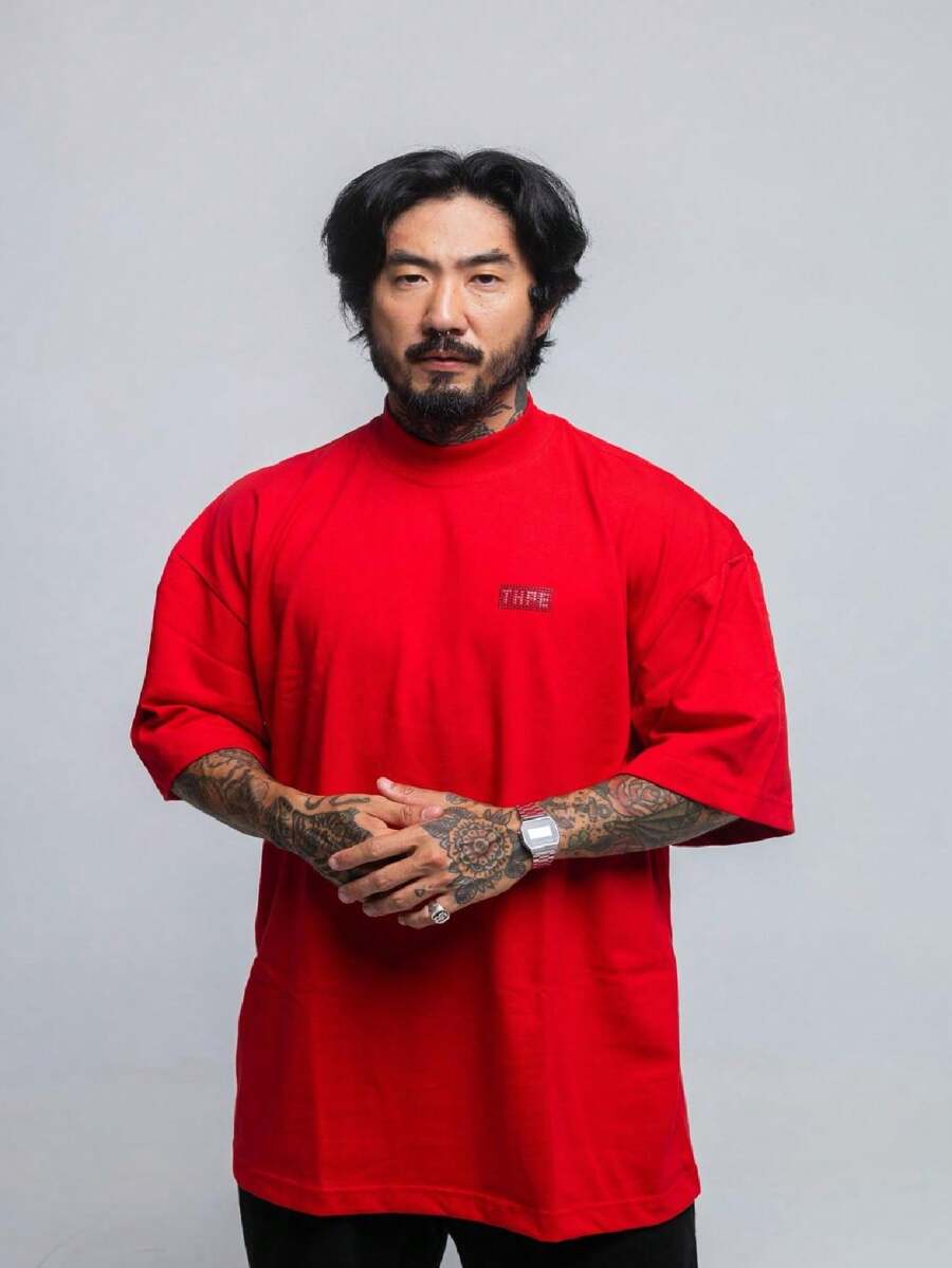 Men T-Shirts - 紅色 - 查看 1