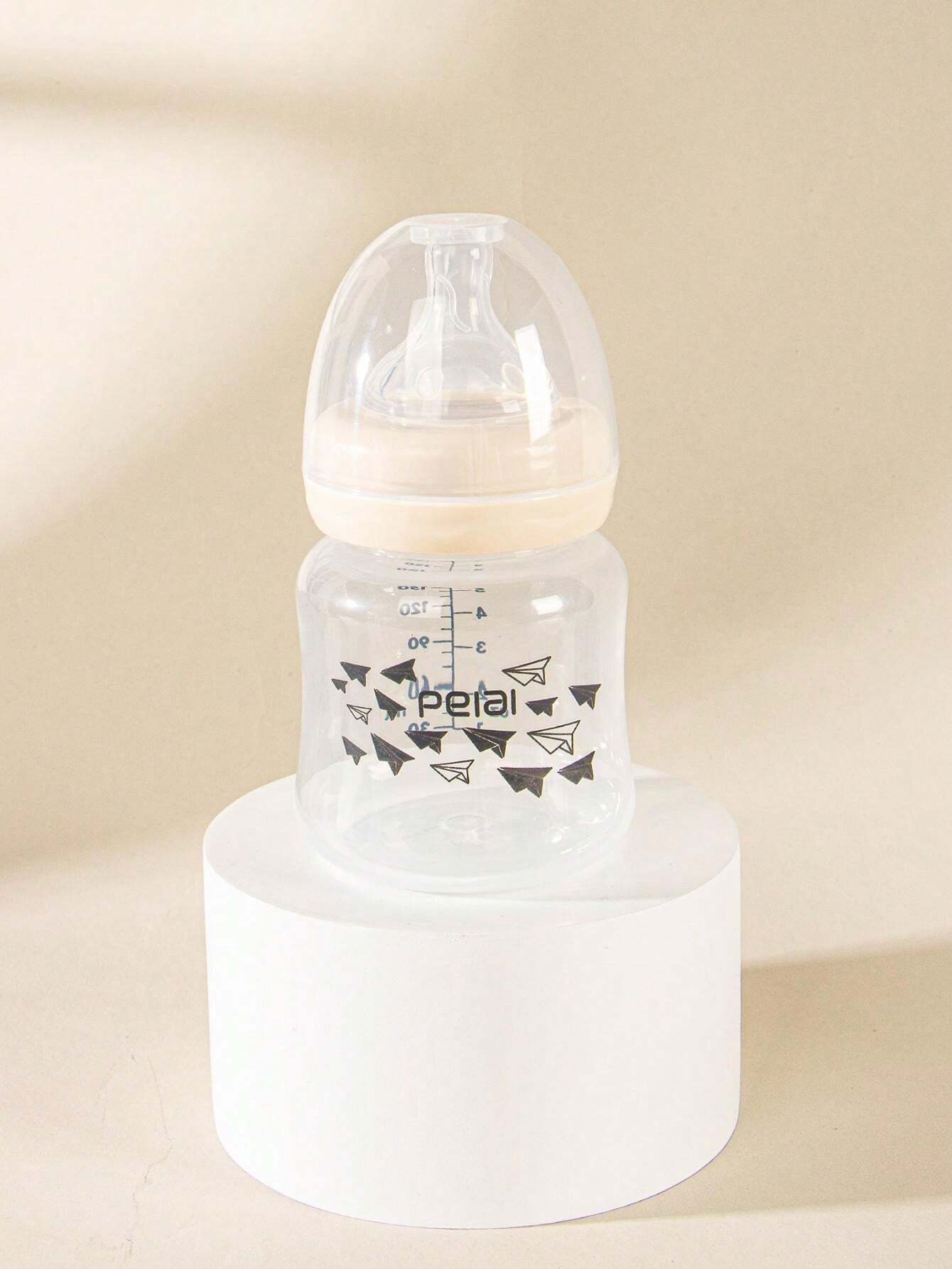 Babyhug Feeding Bottle Cotton Cover With Elastic Neck Aeroplane Print Large - White