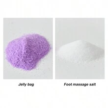 薰衣草果凍水晶泥足鹽浸泡袋足部護理沐浴袋 - 薰衣草 - 查看 4