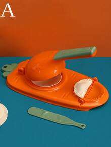 1pc Dumpling Maker Kitchen Tool For Making Dumpling Wrappers, Slouchy Man Dumpling Skin Machine Household Dumpling Skin Mold - Multicolor - View 2