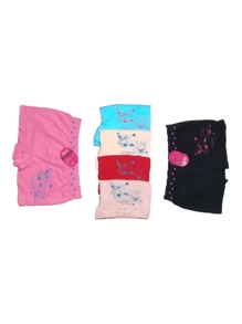 6 Pieces Of Boxer/Briefs For GIRL, Microfiber, One Size, Assorted Colors, Models Are Sent At Random - Multicolor - View 4