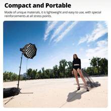 Ambitful Ps45 45cm快速安裝可攜式迷你八角軟箱,帶有bowens底座和蜂巢格,可用於攝影燈 - 黑色 - 查看 9