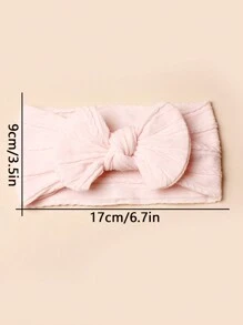 6pcs/Set Fashionable Baby Nylon Decorative Headbands For Daily Use In Early Spring Love Valentine - Multicolor - View 3