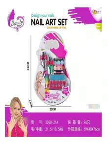 Set de Pinturitas Maquillaje Petaca Niñas Esmalte Completo Set (SY- YX364-3) - Multicolor - Ver 3