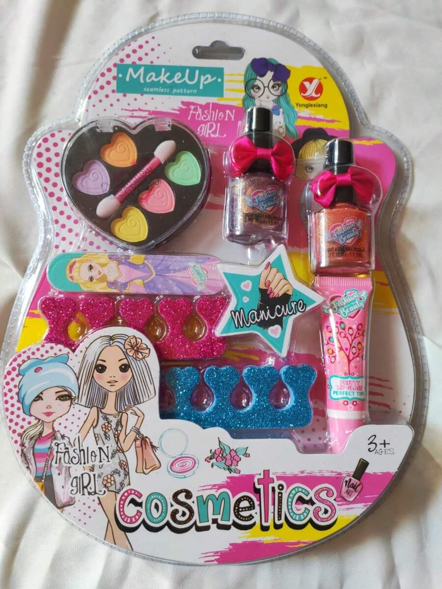 Set de Pinturitas Maquillaje Petaca Niñas Esmalte Completo Set (SY- YX364-3) - Multicolor - Ver 1