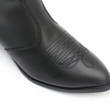 Women Knee-High Boots - Black - View 5