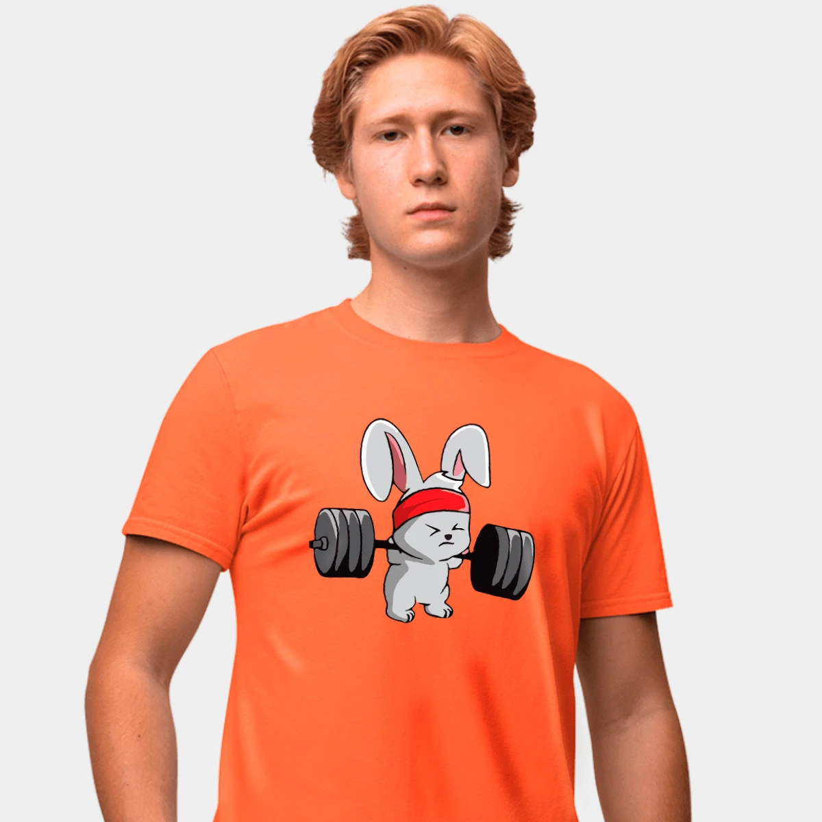 Men T-Shirts - 橘色 - 查看 1