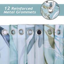 Sea Turtle Shower Curtain For Bathroom Teal Blue Ocean Beach Coastal Decorative Bath Curtain 71 X 71 Inch Polyester Fabric Waterproof Bathroom Curtain With 12 Hooks Home Bathroom Decor Fall Decor Bathroom Accessories Back To School - Green - View 4