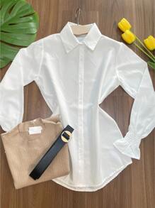 Women Two-Piece Outfits - Khaki - View 2