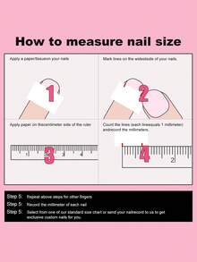 Upgrade Your Look With BEGAVET 10pcs Y2K Handmade Exclusive Design 3D Nails Press On Nails With 3D Decorations, Suitable For Parties And Daily Wear - Pink - View 8