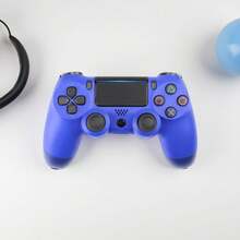 Controlador inalámbrico PC Gaming Gamepad Controlador de videojuegos con cable USB - Azul - Ver 4