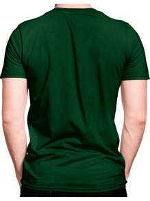 Men T-Shirts - 綠色 - 查看 2