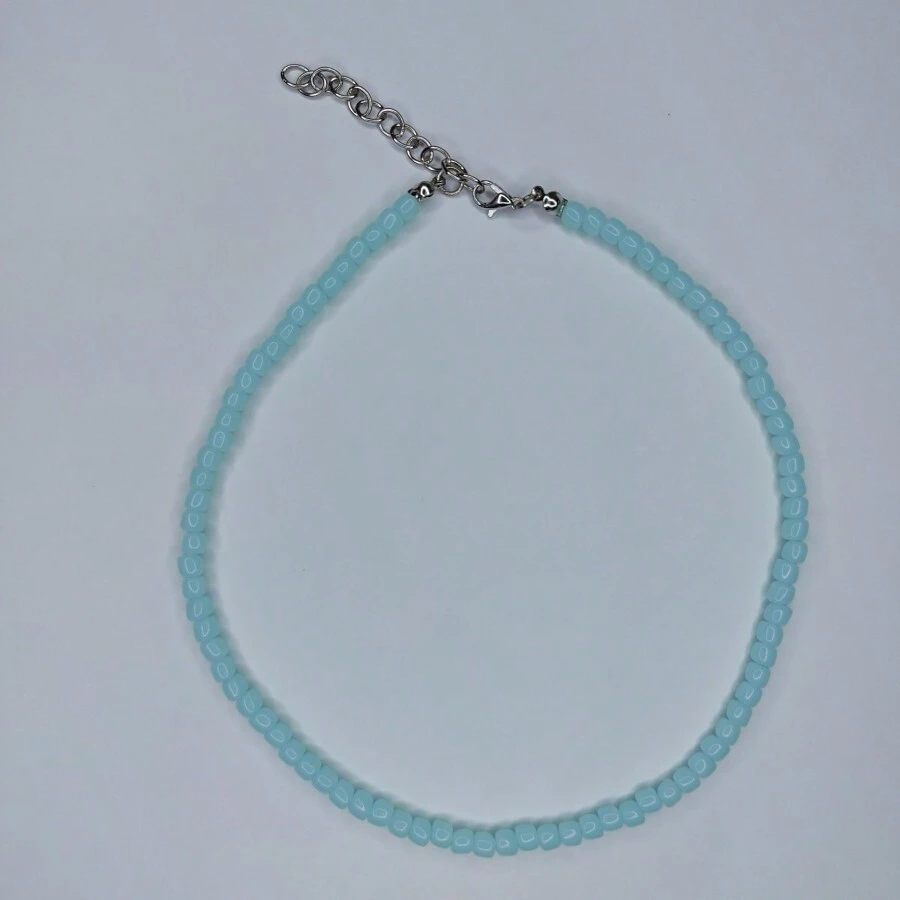 COLAR MIÇANGA/CHOKER NUVEN43 - Azul menta - Visão 1