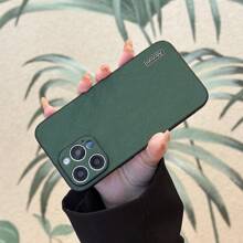 Simple Tree Pattern Full Coverage Lens Protection Phone Case, Compatible With Iphone 15promax/Compatible With Samsung/Compatible With Huawei,International Version, Not The Domestic Version - Green - View 2