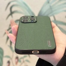 Simple Tree Pattern Full Coverage Lens Protection Phone Case, Compatible With Iphone 15promax/Compatible With Samsung/Compatible With Huawei,International Version, Not The Domestic Version - Green - View 4