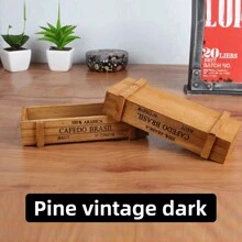 1 個木質收納盒 - 復古色 - 查看 12