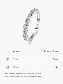 MODIAN 925 Sterling Silver Simple Stackable Cubic Zirconia Finger Rings For Women Solid Exquisite Fine Ring Fashion Jewelry Gift