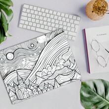 Adult Coloring Book With 32 Pages Van Gogh Style Starry Night Coloring Patterns , Art Supplies For Stress Relief , Relaxing , Reflecting And Decompressing - Ideal Christmas Gift For Men , Women And Teens Back To School,Mother's Day,Mom's Gift,Back To School,School Supplies