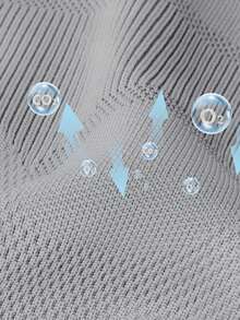 STQ Womens Slip On Trainers Lightweight Breathable Causal Walking Shoes - Medium Grey - View 3