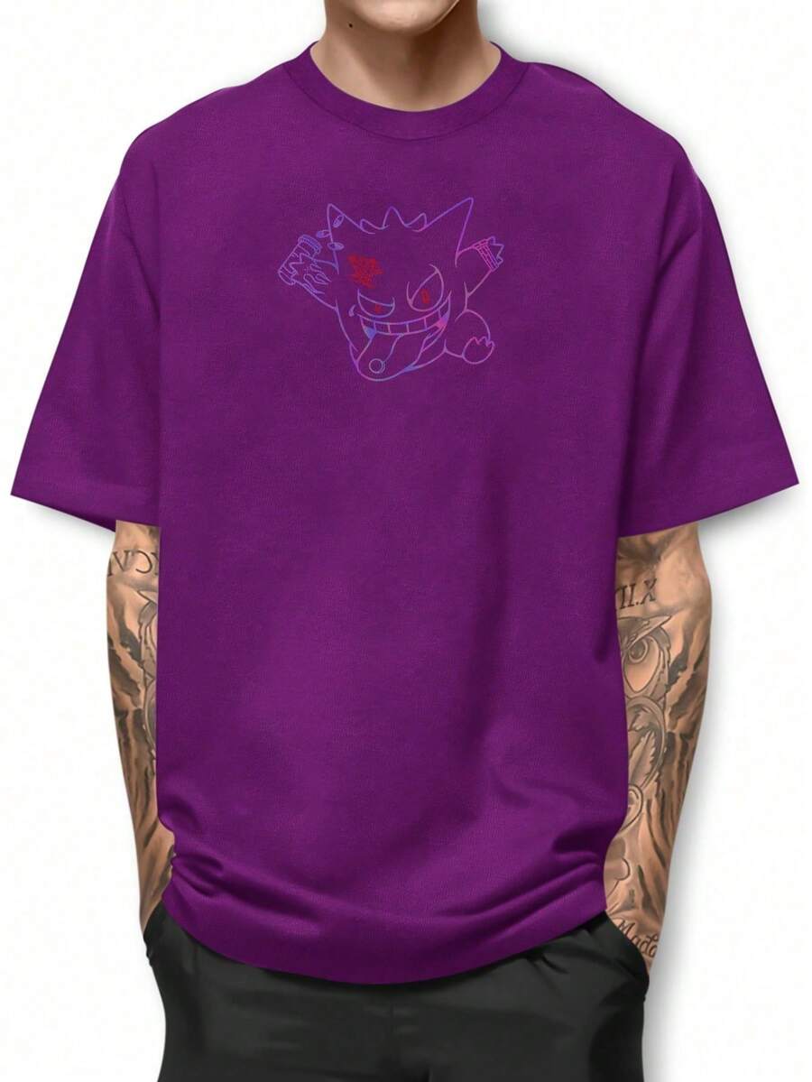 Camiseta Básica Gen gar Kanji 100% Algodão Camisa BPJ1
