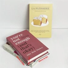1 Stück zufälliges künstliches Buch als Regal Dekoration für Wohnzimmer, Studio und Fotografie Requisite, perfektes Geschenk - Verschiedenfarbig - Übersicht 3