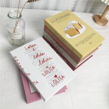 1 Stück zufälliges künstliches Buch als Regal Dekoration für Wohnzimmer, Studio und Fotografie Requisite, perfektes Geschenk - Verschiedenfarbig - Übersicht 2