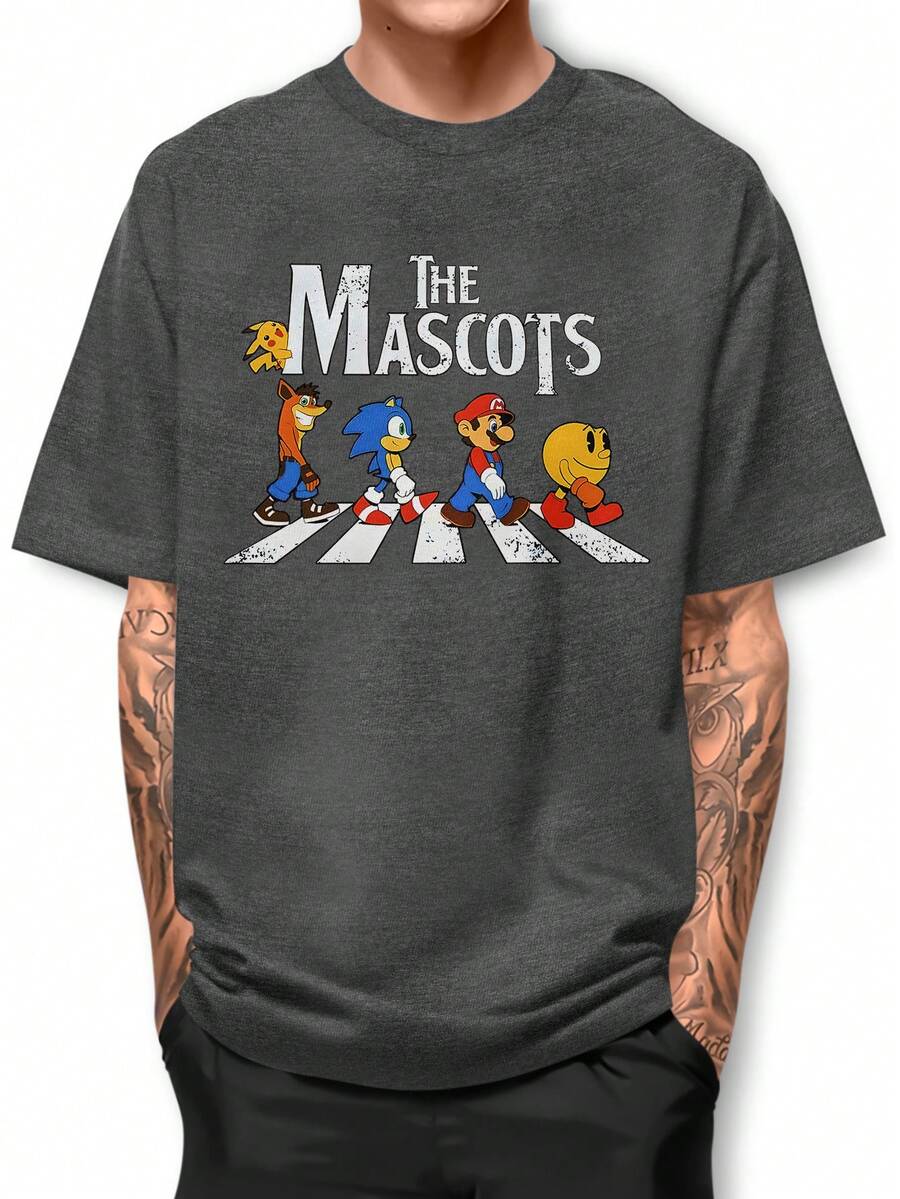 Men T-Shirts - Màu xám đen - Xem 1