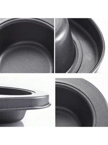 Molde Charola Repostería Cup Cakes Panqués Muffins Mantecada,1Piezas Molde Antiadherente Charolas Bandeja Redondo Para Pastelería Panadería Repostería 12 moldes redondos para magdalenas con agujeros de color negro, resistentes al calor, antiadherentes y fáciles de limpiar.Charola Bandeja Molde Para Hornear 12 Cupcakes Muffins Mini Panques Panque Reposteria Antiadherente - Negro - Ver 5