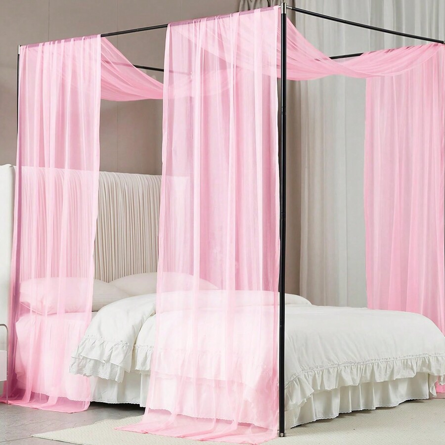 Canopy Bed Curtains With Light Princess Bed Canopy Scarf For Twin Full