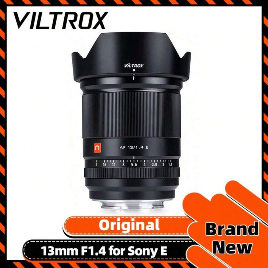Viltrox 13mm F1.4 F/1.4 E Stm自動對焦超廣角鏡頭aps-c大光圈原鏡頭,與e-mount相容 - 黑與白 - 查看 1