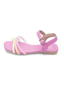 Kids Flat Sandals - 粉色 - 查看 4