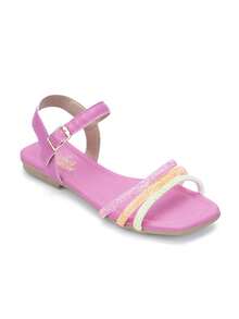 Kids Flat Sandals - 粉色 - 查看 1