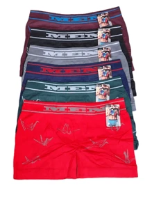 Paquete 6 pzs Calzoncillo Boxer Hombre Comodo Ajustable Economico los Diseños Pueden Variar Debido a la Alta Demanda Tallas a Elegir