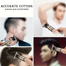 T9 Men's Hair Clippers And Trimmers Set, Cordless Hair Clippers For Men, With Guide Comb, Professional Beard Trimmer, Haircut Kit, Usb Rechargeable Metal Haircutting Machine